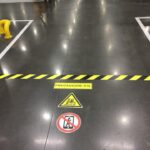 señalamiento de piso